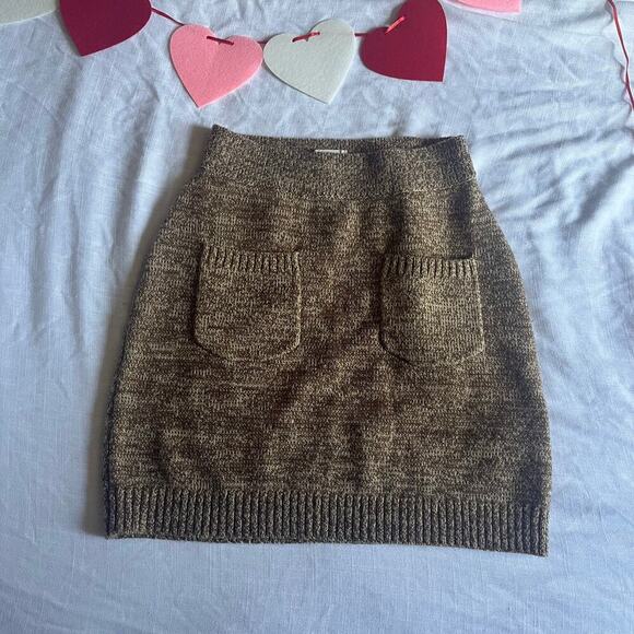 Free People Solid Viva Sweater Mini Skirt Size XS - Picture 7 of 12